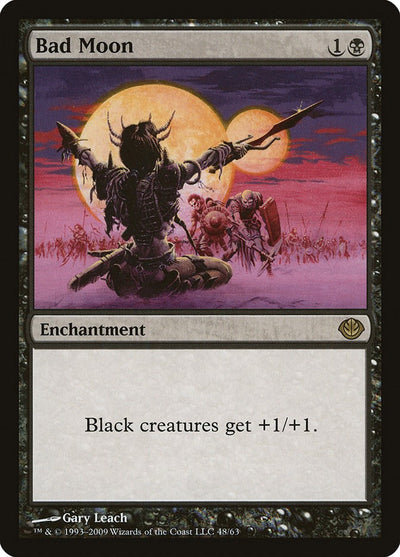 Bad Moon [DDD-48] - [Duel Decks: Garruk vs. Liliana] (English)