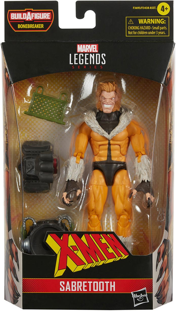 Marvel Legends Sabretooth (Bonebreaker Build A Figure)