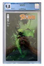 Spawn #314 – Francesco Mattina Cover A – CGC 9.8 original slab photo auto-cropped and centered, certification 3800722001