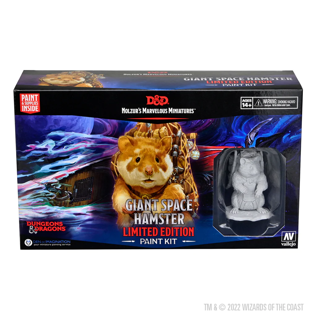 Dungeons & Dragons Nolzur's Marvelous Unpainted Miniatures: Giant Space Hamster - Paint Kit