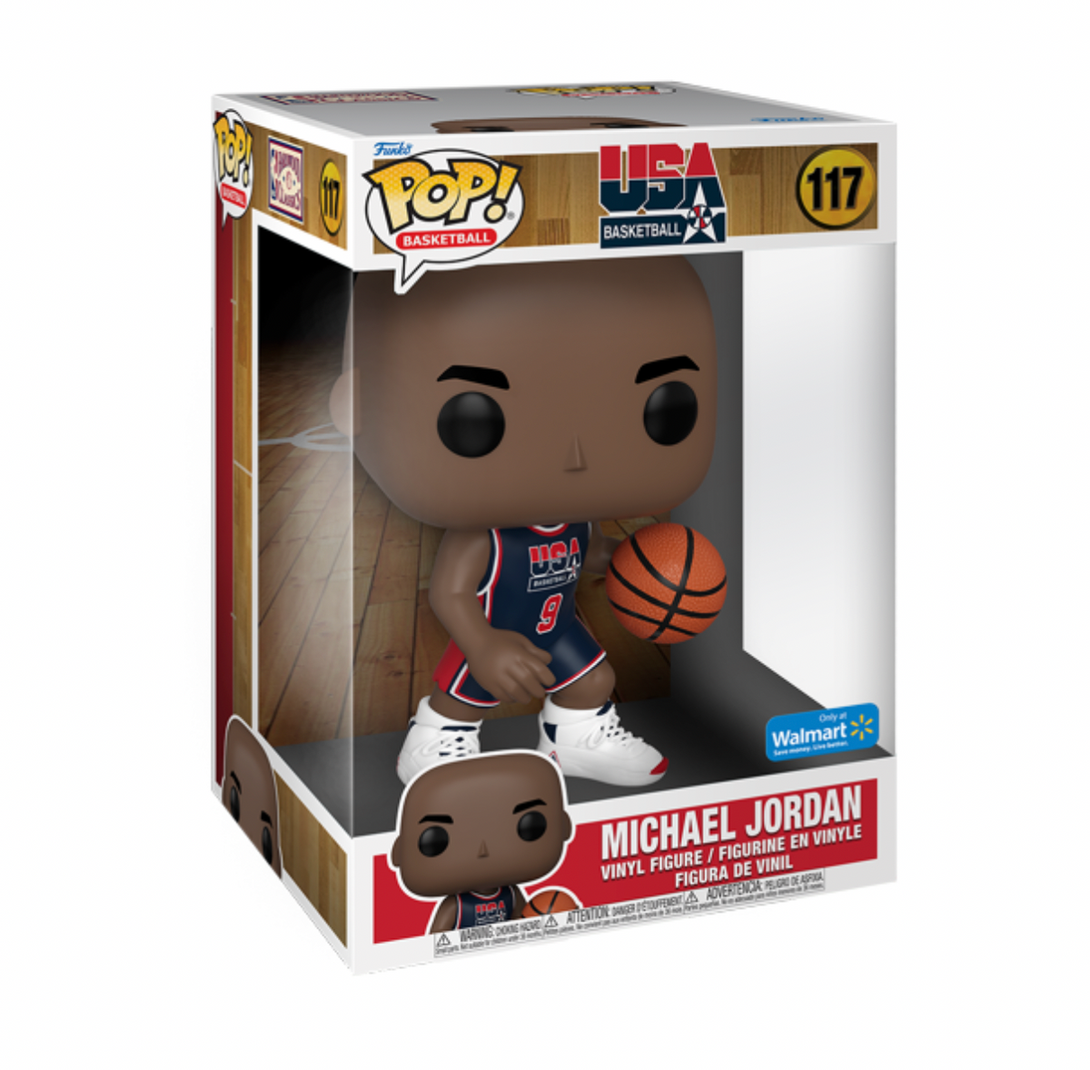 Funko Pop! NBA Michael Jordan 1992 Team USA Navy 10" Walmart Exclusive