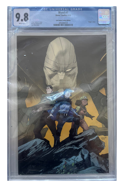 Wynd #1 – Dan Mora Sad Lemon Comics Virgin Edition – CGC 9.8 enhanced white-background slab presentation, certification 3892000020