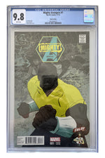Mighty Avengers #1 – Jason Latour CBLDF Edition – CGC 9.8 enhanced white-background slab presentation, certification 3923620015