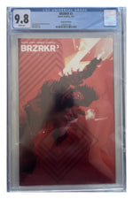 BRZRKR #3 – Jeff Dekal Foil Edition – CGC 9.8 original slab photo auto-cropped and centered, certification 3923621002