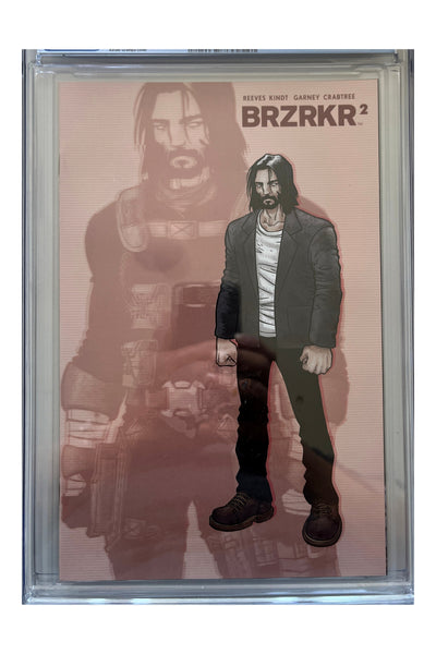BRZRKR #2 – Third Printing – Rafael Grampá Cover – CGC 9.6 enhanced white-background slab presentation, certification 3945162023