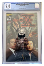 The X-Files #19 – Wizard Ace Edition Acetate Cover – CGC 9.8 original slab photo auto-cropped and centered, certification 3952011007