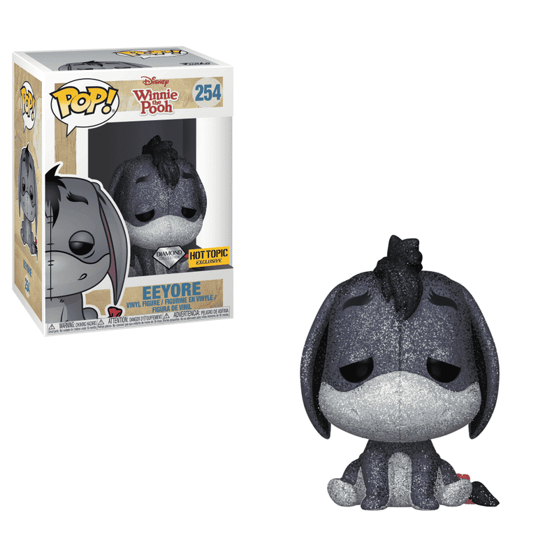Funko Pop! Disney: Winnie the Pooh – Eeyore #254 (Diamond Glitter, Hot Topic Exclusive)