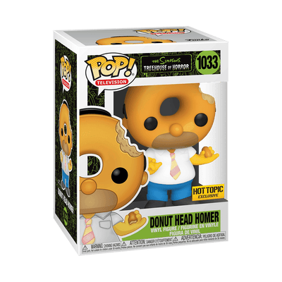 Funko Pop! The Simpsons Donut Head Homer #1033 Hot Topic exclusive in box