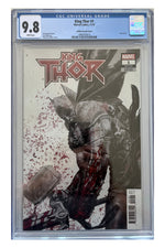 King Thor #1 – Gerardo Zaffino 1:25 Variant Cover – CGC 9.8 enhanced white-background slab presentation, certification 3995435015