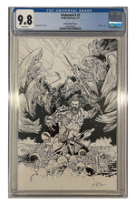 Skybound X #2 – Andrei Bressan Sketch Cover – CGC 9.6 original slab photo auto-cropped and centered, certification 3995436008