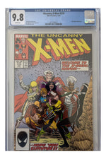 Uncanny X-Men #219 – Bret Blevins Cover – CGC 9.8 original slab photo auto-cropped and centered, certification 4117196021