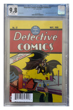 Detective Comics #27 – 2022 Facsimile Edition – CGC 9.8 enhanced white-background slab presentation, certification 4131565030