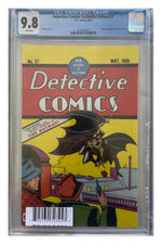 Detective Comics #27 – 2022 Facsimile Edition – CGC 9.8 original slab photo auto-cropped and centered, certification 4131565030
