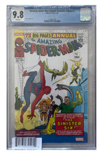 Amazing Spider-Man Annual: Facsimile Edition #1 – Steve Ditko Cover – CGC 9.8 original slab photo auto-cropped and centered, certification 4176827182