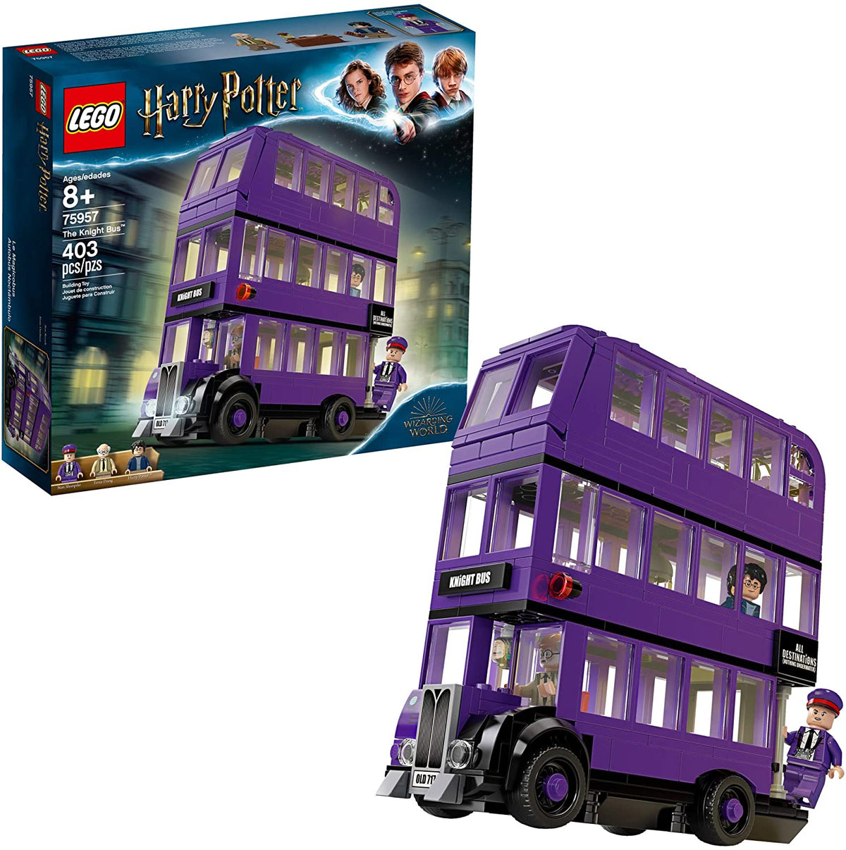 LEGO Harry Potter The Knight Bus 75957 Building Set (403 Pieces)