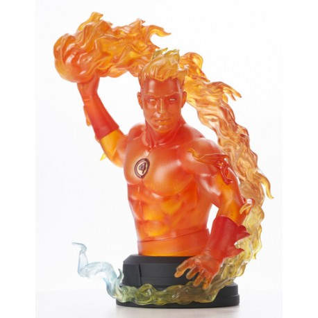 Diamond Comic Marvel Animated Human Torch Bust