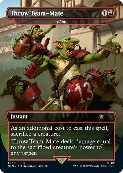 Throw Team-Mate - Fling (Borderless)