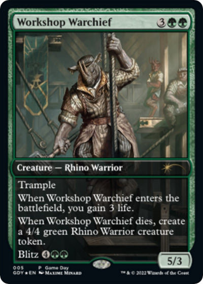 Workshop Warchief (5) [Game Day & Store Championship Promos]
