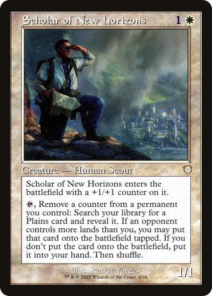 Scholar of New Horizons (Retro Frame) (6) [The Brothers' War]