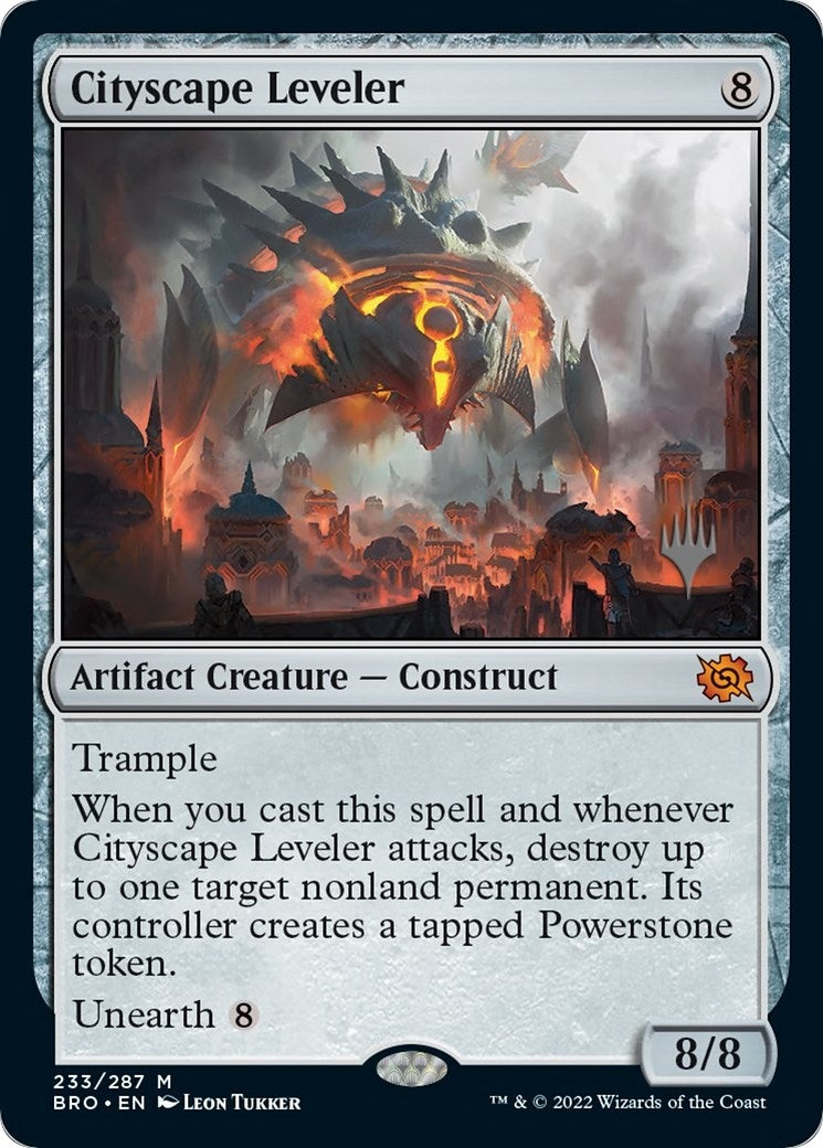 Image for Cityscape Leveler (233) [Promo Pack: The Brothers' War] - Magic: The Gathering