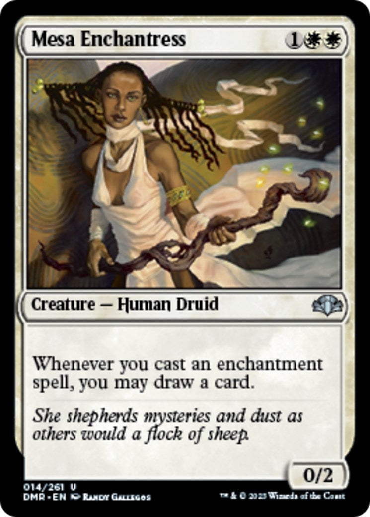 Mesa Enchantress (14) [Dominaria Remastered]