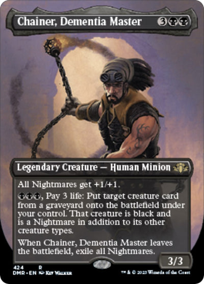 Chainer, Dementia Master (Borderless) [DMR-424] - [Dominaria Remastered] (English)
