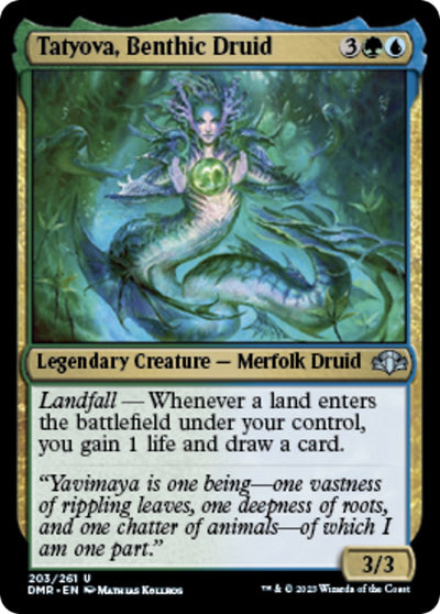 Tatyova, Benthic Druid [DMR-203] - [Dominaria Remastered] (English)