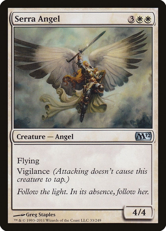 Serra Angel (33) [Magic 2012 (M12)]