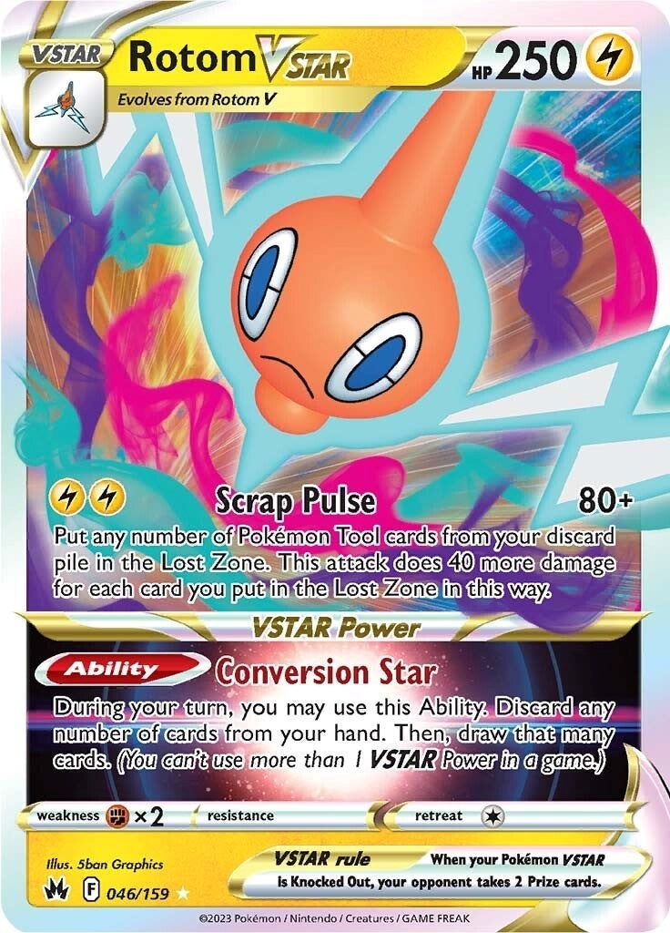 Image for Rotom VSTAR (046/159) [SWSH: Crown Zenith] - Pokemon