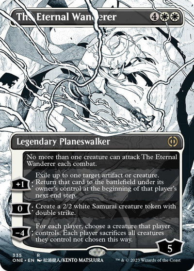 The Eternal Wanderer (Borderless) (335) [Phyrexia: All Will Be One]