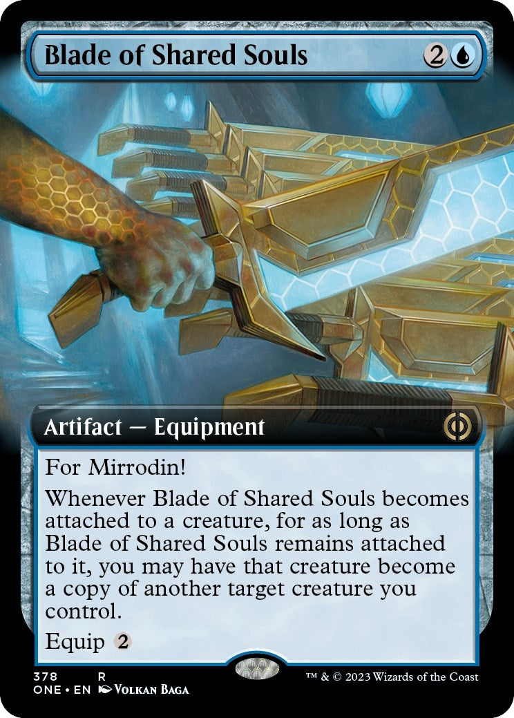 Blade of Shared Souls (Extended Art) (378) [Phyrexia: All Will Be One]