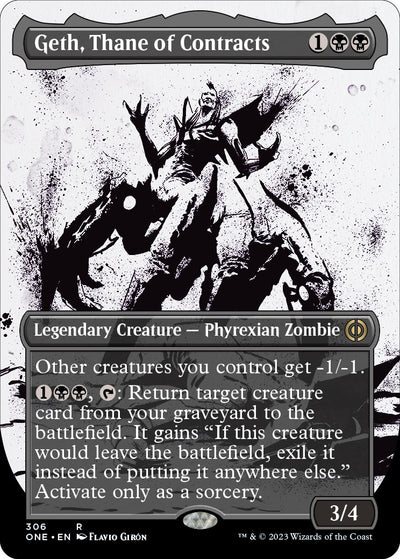 Geth, Thane of Contracts (Showcase) [ONE-306] - [Phyrexia: All Will Be One] (English)