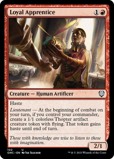 Loyal Apprentice [ONC-102] - [Commander: Phyrexia: All Will Be One] (English)