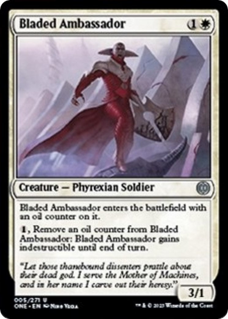 Bladed Ambassador (5) [Phyrexia: All Will Be One]