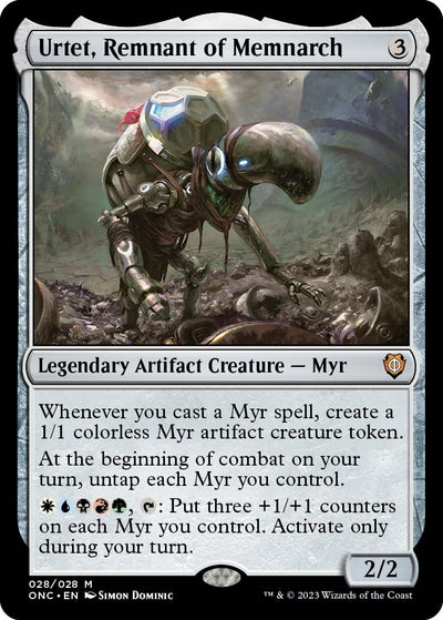 Urtet, Remnant of Memnarch [ONC-28] - [Commander: Phyrexia: All Will Be One] (English)