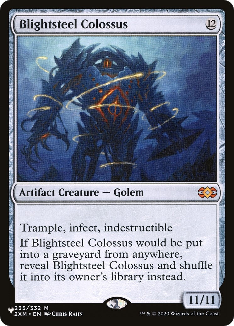 Blightsteel Colossus (235/332) [The List Reprints]