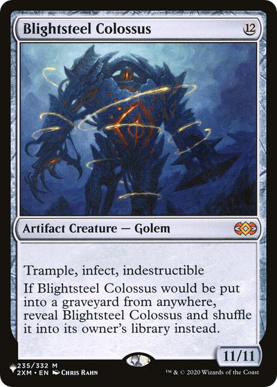 Blightsteel Colossus (235/332) [The List Reprints]