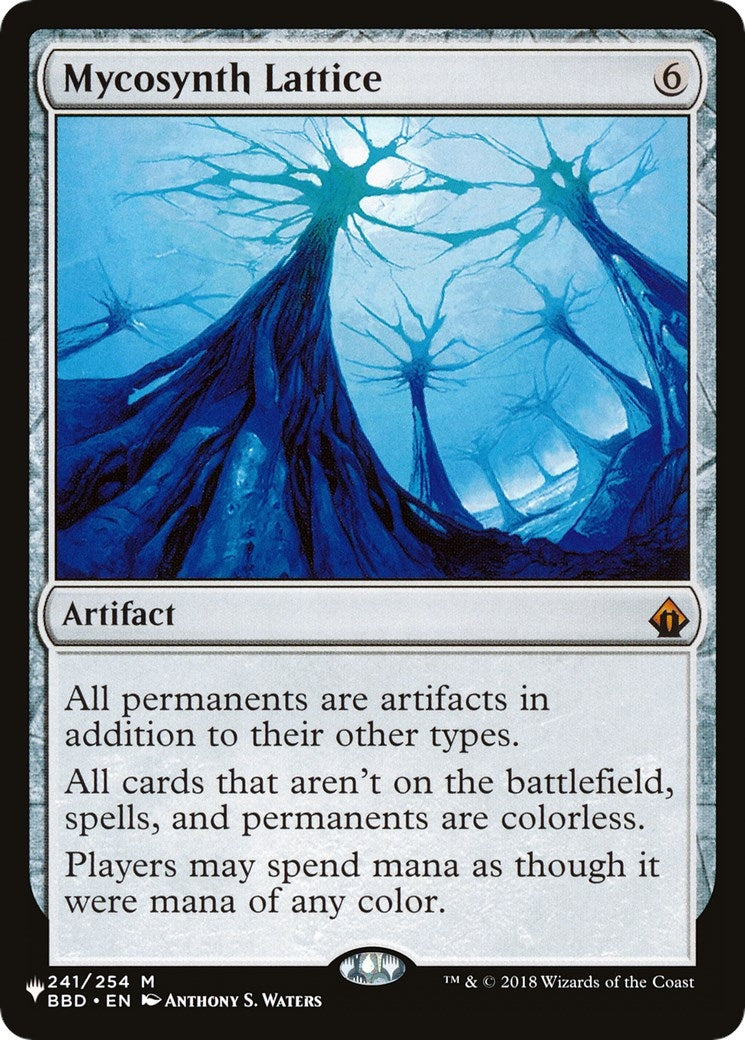 Image for Mycosynth Lattice (241/254) [The List Reprints] - Magic: The Gathering