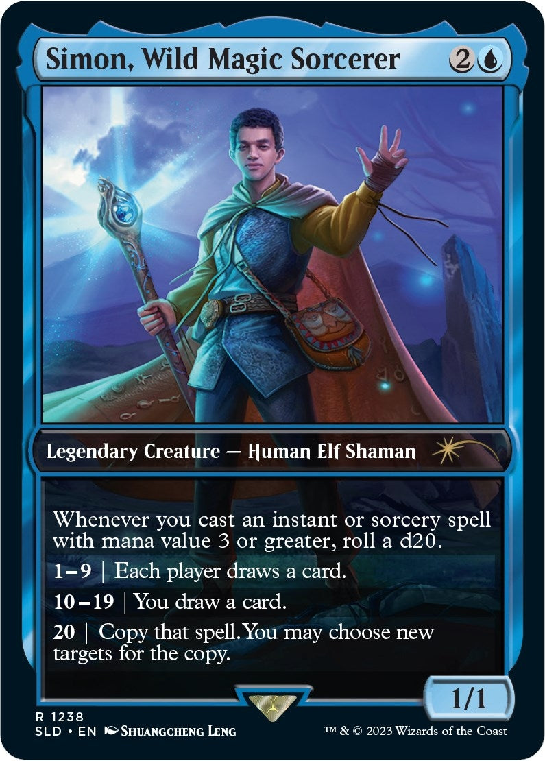 Simon, Wild Magic Sorcerer (1238) [Secret Lair Drop Series]