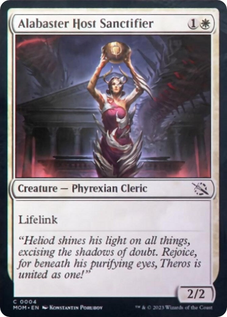 Alabaster Host Sanctifier (4) [March of the Machine]