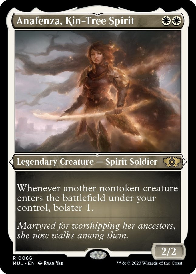 Anafenza, Kin-Tree Spirit (Foil Etched) (66) [March of the Machine: Multiverse Legends]