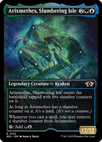 Arixmethes, Slumbering Isle (Halo Foil) (162) [March of the Machine: Multiverse Legends]