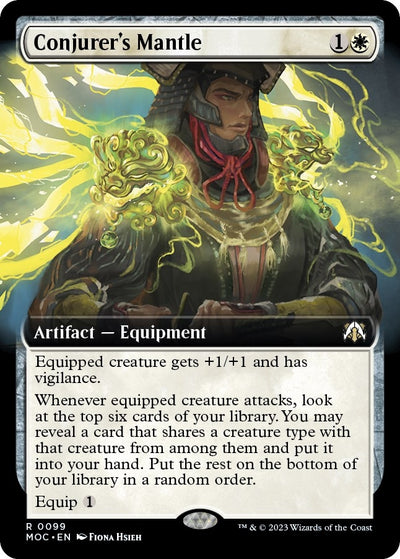 Conjurer's Mantle (Extended Art) (99) [March of the Machine]
