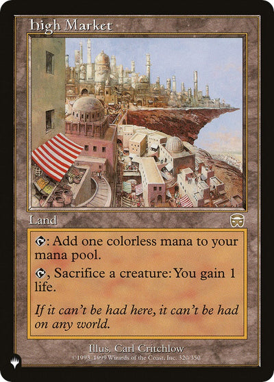 High Market [LIST-320/350] - [The List Reprints] (English)