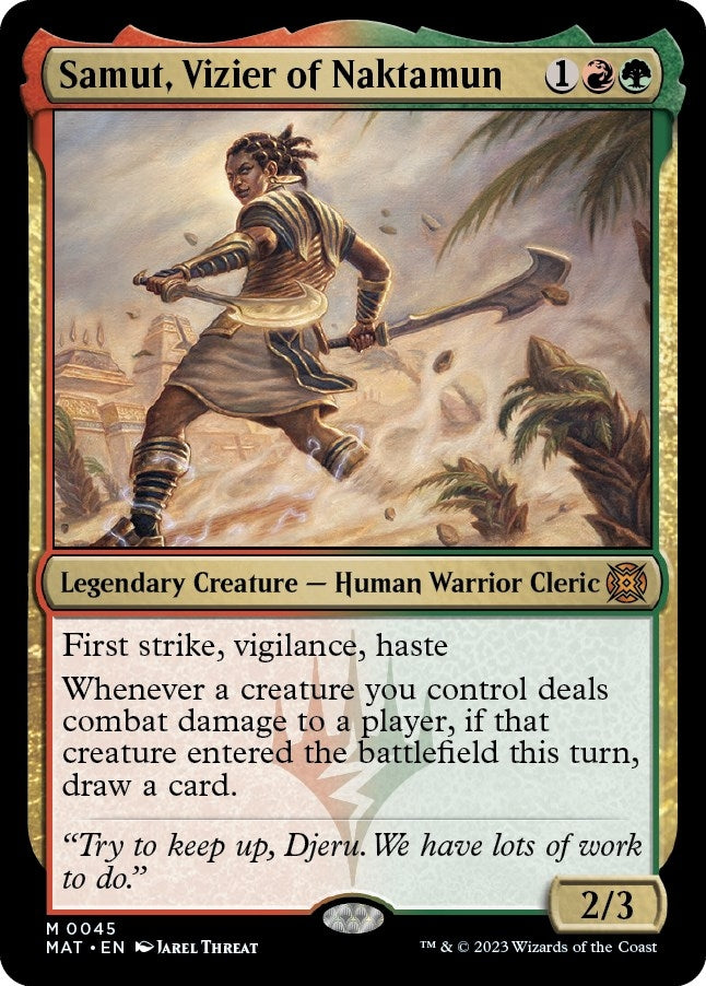 Samut, Vizier of Naktamun [March of the Machine: The Aftermath]
