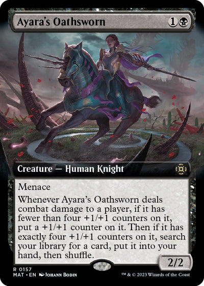 Ayara's Oathsworn (Extended Art) [MAT-157] - [March of the Machine: The Aftermath] (English)