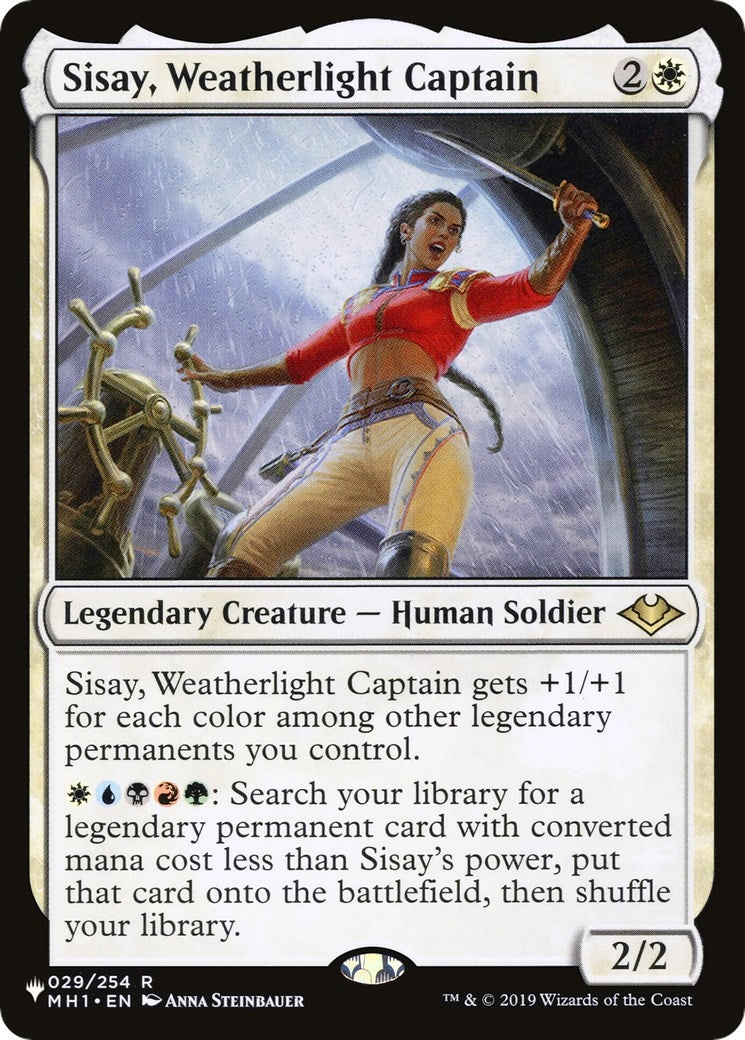 Sisay, Weatherlight Captain (29) [The List Reprints]