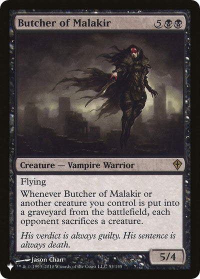 Butcher of Malakir [LIST-53] - [The List Reprints] (English)