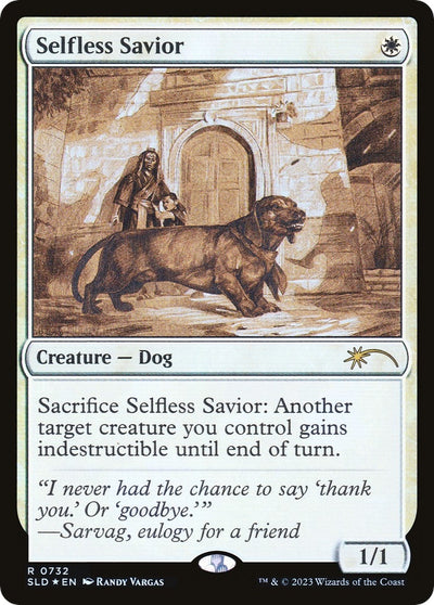 Selfless Savior (Sketch Showcase) (732) (Secret Lair Drop Series)
