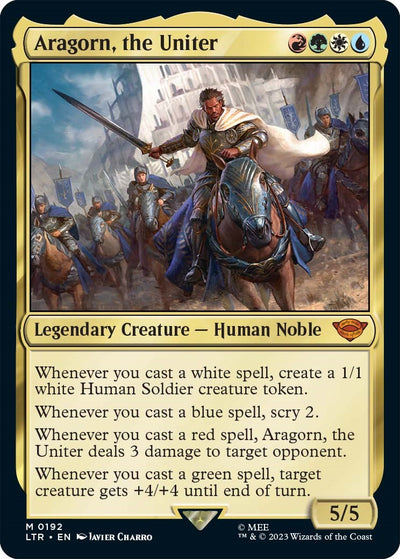 Aragorn, the Uniter [LTR-192] - [Universes Beyond: The Lord of the Rings: Tales of Middle-earth] (English)